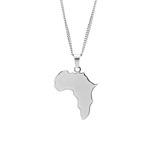 Africa necklace in silver