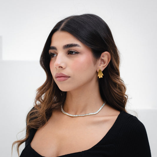 Ingrid earrings in gold