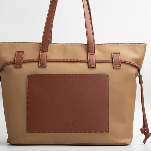 Abbie  tote in Beige