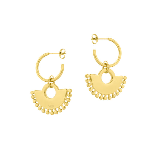 Sienna earrings in gold