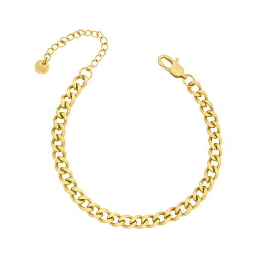 Curb Bracelet in Gold