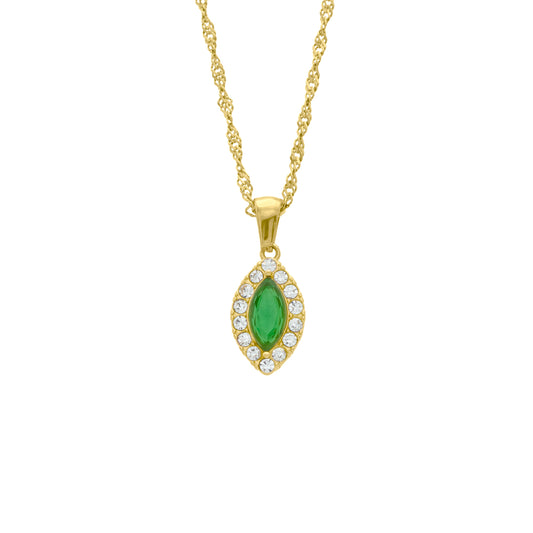 Amy Necklace in green