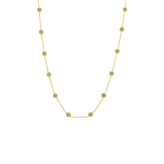 Dainty Olive Necklace ( Gold )