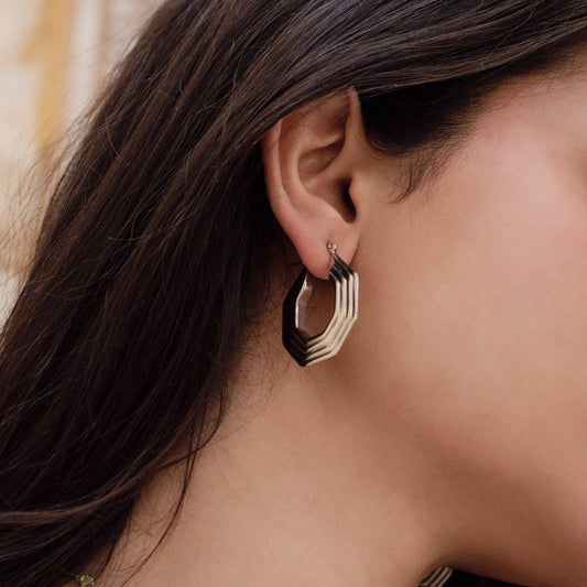 Ari earrings in sliver