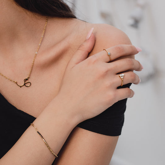 Love Necklace in Gold