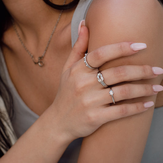 Myra Ring set In  Silver