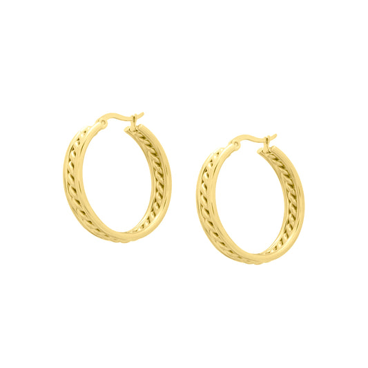 Fiji earrings in gold