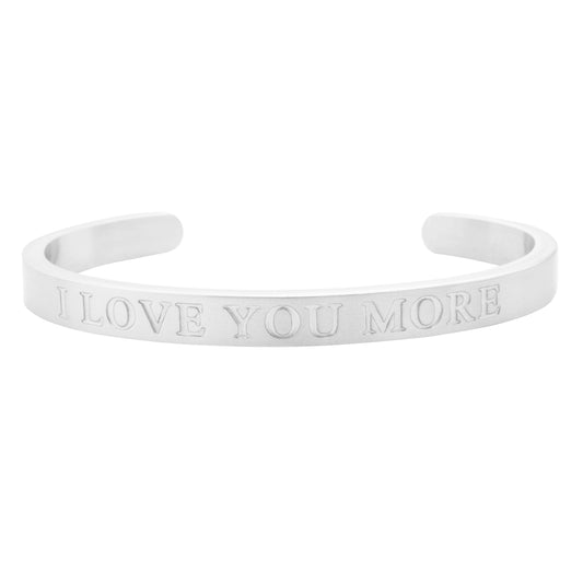 I love you more bracelet (Bold )