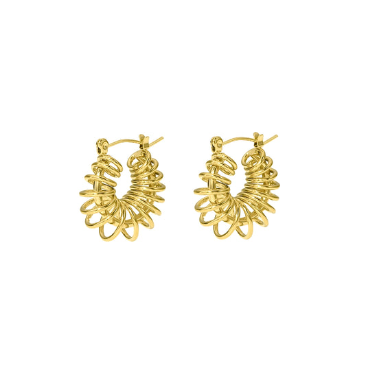 Jemima earrings in gold