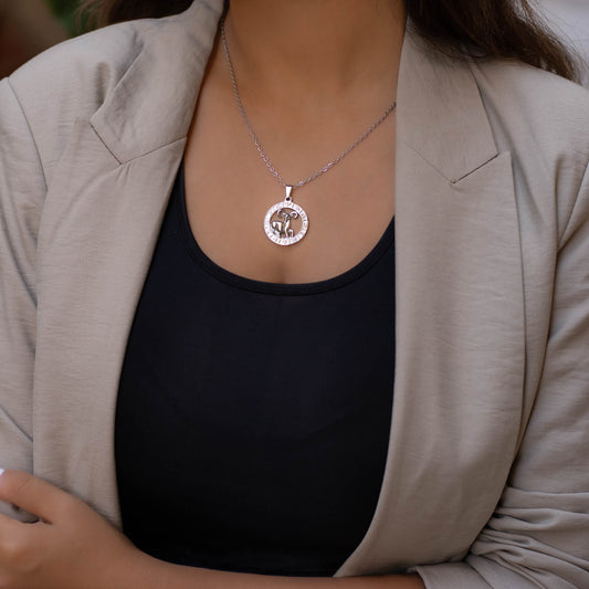 Classic Zodiac Necklace In Silver