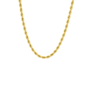 Rope necklace in Gold