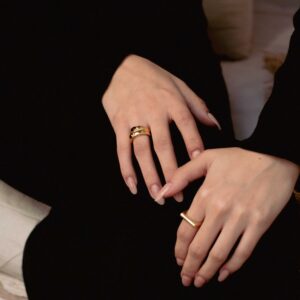 Adele Ring in Black