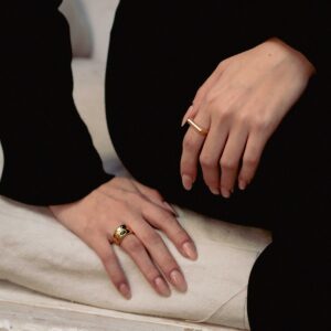 Adele Ring in Black
