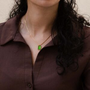 Maeve necklace green