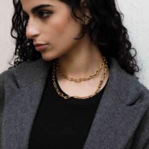 Macia necklace in Gold