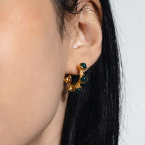 Bertha earrings green
