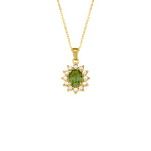 Josephine necklace green