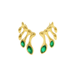 Reese green earrings