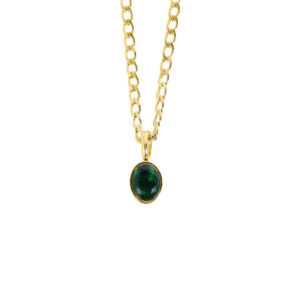 Green dot Necklace