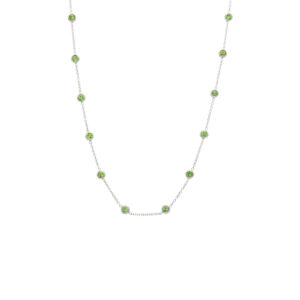 Dainty Olive Necklace ( sliver )