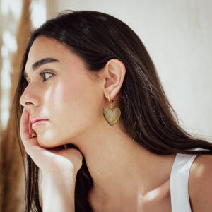 Madden olive earrings