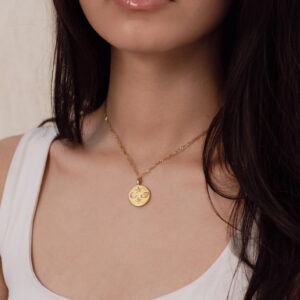Sky necklace in Gold