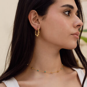 Nova earrings in Gold