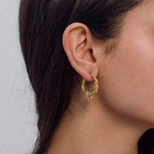 Nicole earrings in gold