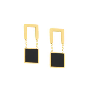 mantis earrings in black